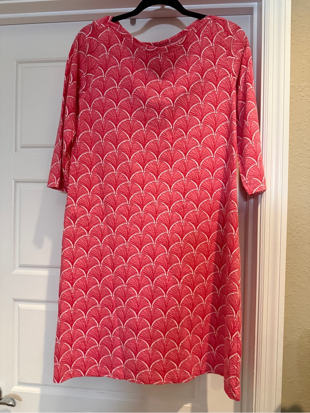 Capelton Road by Hatley Coral Fans 3/4 Sleeve Summer Dress - Picture 4 of 10